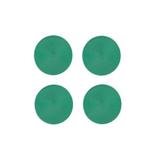 Jogo americano redondo 4(quatro) unidade verde esmeralda