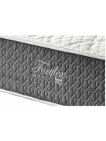 Cama Box Baú King: Colchão Molas Ensacadas Masterpocket Fort + Base Gray(193X203)