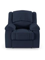 Poltrona Do Papai Reclinável Pietra Power Touch FH9 Pu Azul - Mpozenato