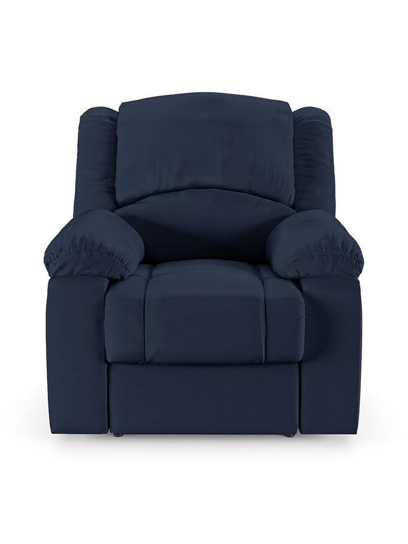 Poltrona Do Papai Reclinável Pietra Power Touch FH9 Pu Azul - Mpozenato