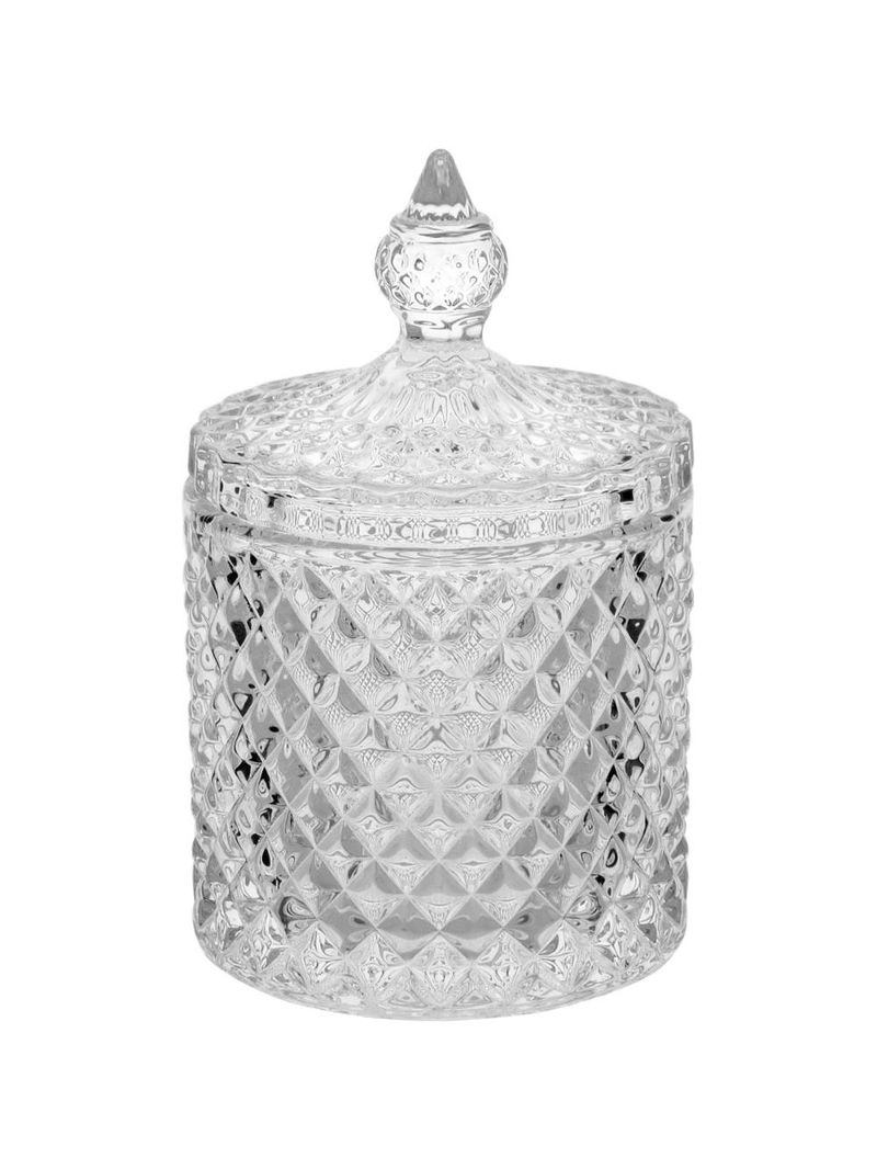 Potiche vidro transparente gs