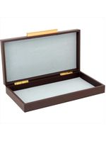 Caixa organizadora sintético marrom 3 peças - home&amp;co