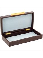 Caixa organizadora sintético marrom 3 peças - home&amp;co