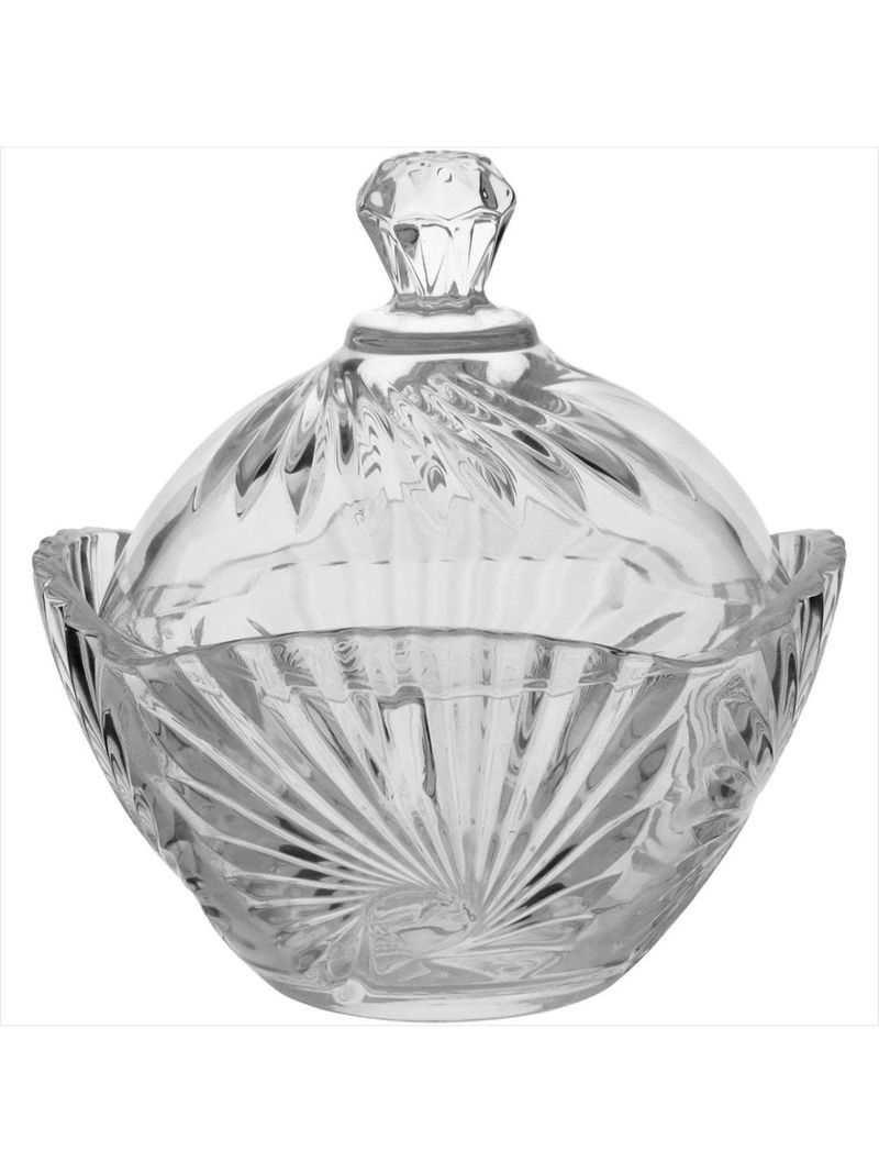 Potiche 16x15x15 cm cristal eco transparente okko - gs