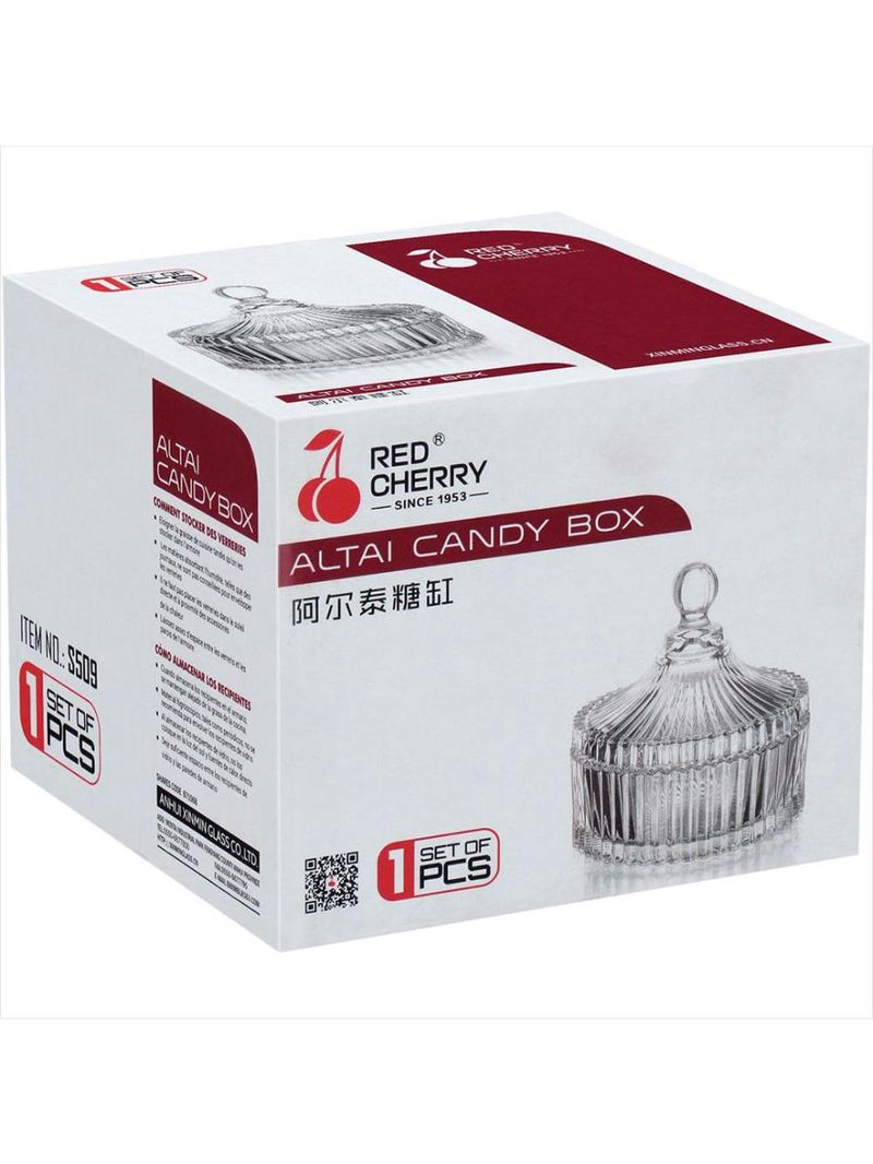 Potiche de vidro transparente minie - gs