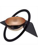 Adorno de metal 15x8x8cm preto