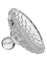 Potiche  vidro transparente 12x10x10cm gs