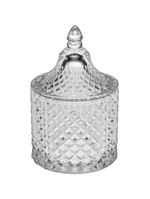 Potiche vidro transparente 10 x 6 x 6 cm