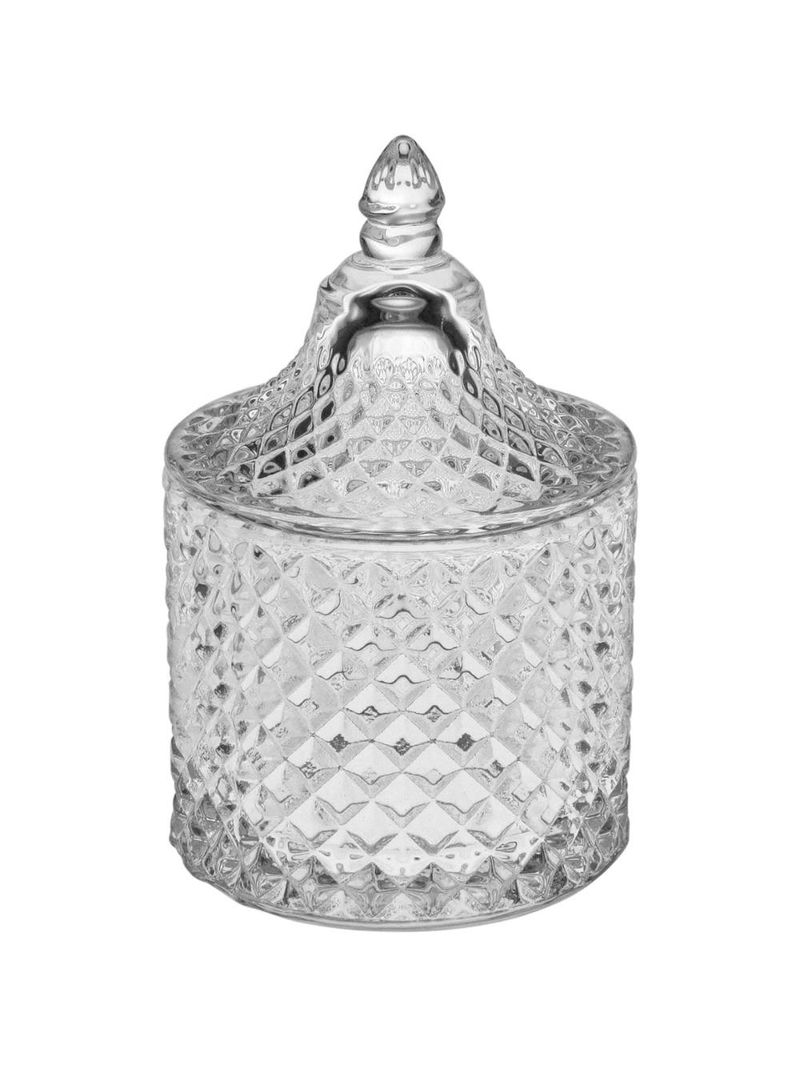 Potiche vidro transparente 10 x 6 x 6 cm