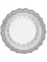 Castiçal vidro transparente 12x8x8cm - gs