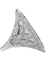 Potiche  vidro transparente 13x12x12cm gs