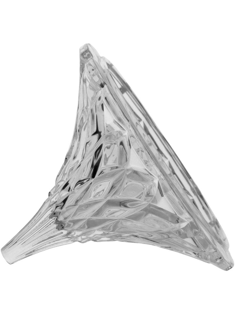 Potiche  vidro transparente 13x12x12cm gs