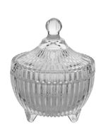 Potiche minie 12x9x9cm vidro transparente gs