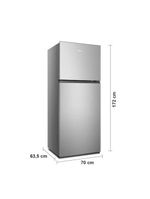 Geladeira Hisense Frost Free Duplex Inverter Design Pure Flat Super 379L Inox 220V