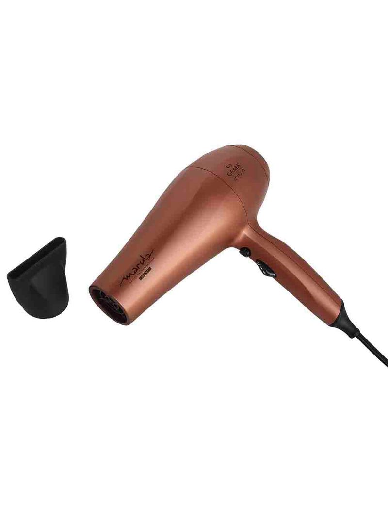 Kit secador e prancha de cabelo led marula bivolt