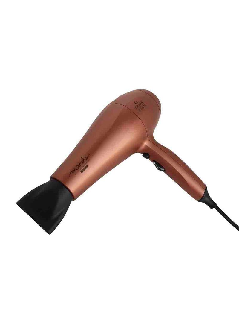 Kit secador e prancha de cabelo led marula bivolt