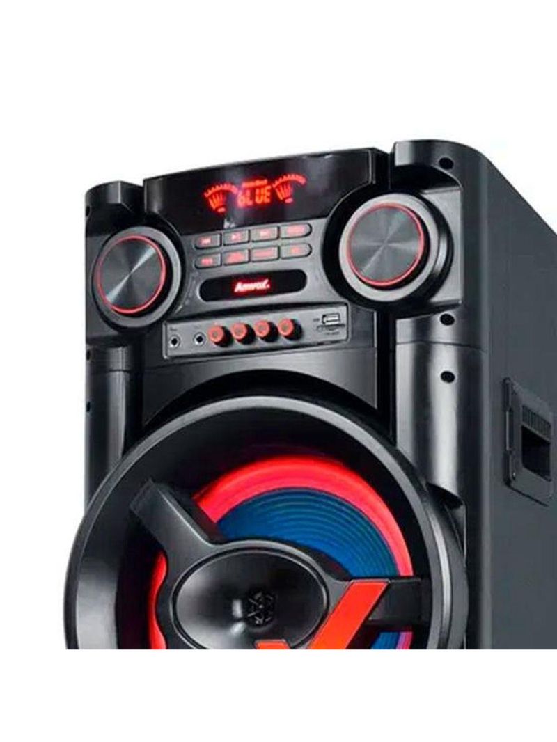 Caixa De Som Amplificada Amvox ACA 1900 New X Power X 1900W Bivolt