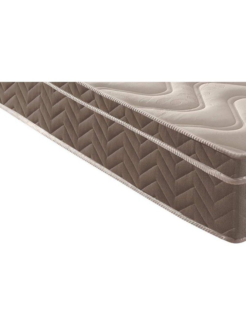 Cama Box Casal: Colchão Ortopédico Paropas D33/EP Confort Ultra Firme + Base CRC Fantasy Brown(138x188)