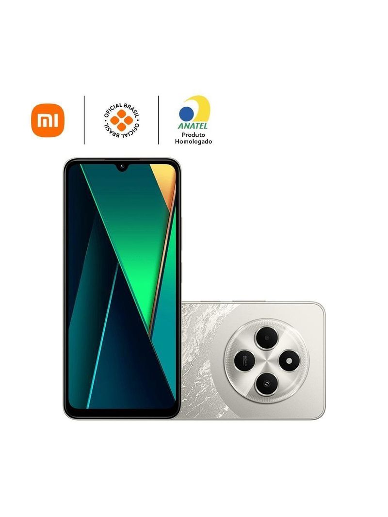 Smartphone POCO C75 8+GB RAM 256GB, Dourado