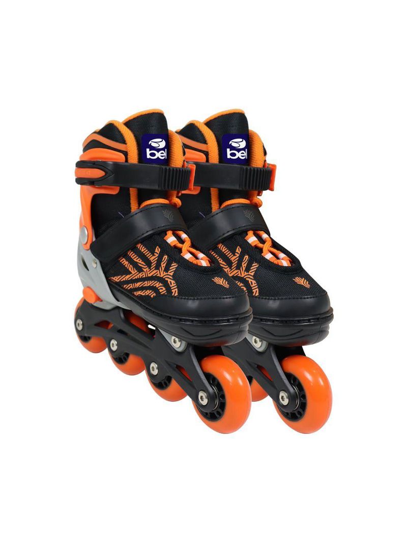 Patins inline bel flexx 30 laranja p (29-32) (p55)