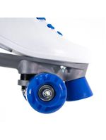 Patins bel quad - retro basic branco/ azul tam 38
