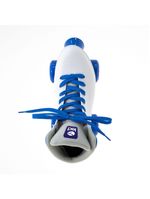 Patins bel quad - retro basic branco/ azul tam 38