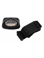 Lanterna para cabeça 5 leds preto western