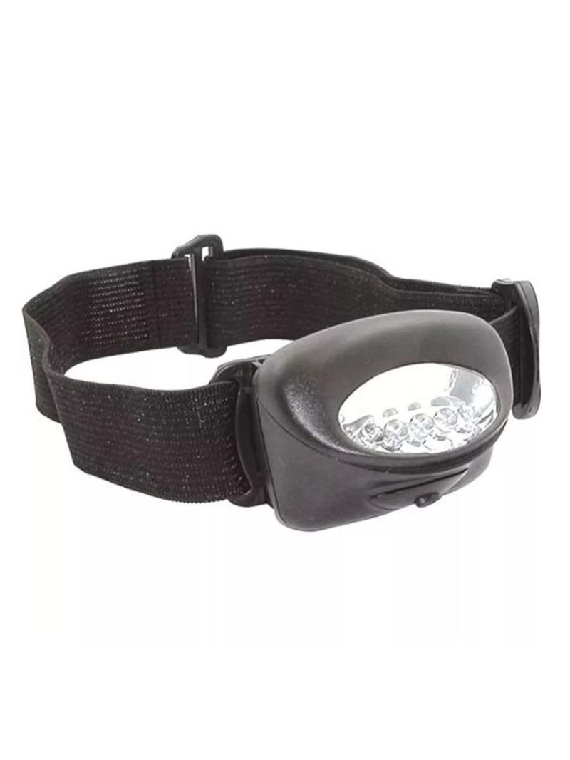 Lanterna para cabeça 5 leds preto western