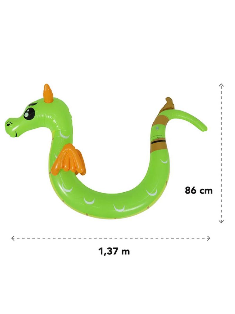 Flutuador inflável de piscina dragão piscina Água praia mar 150400 bel