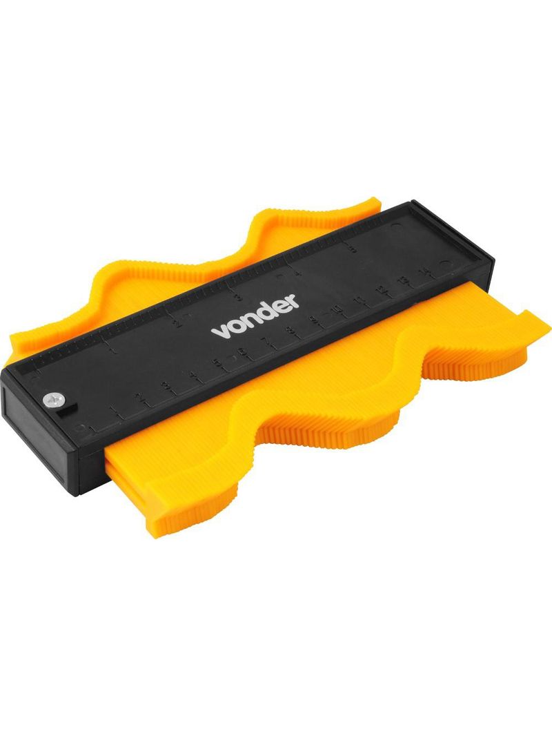 Jogo de gabarito e esquadro articulado vonder