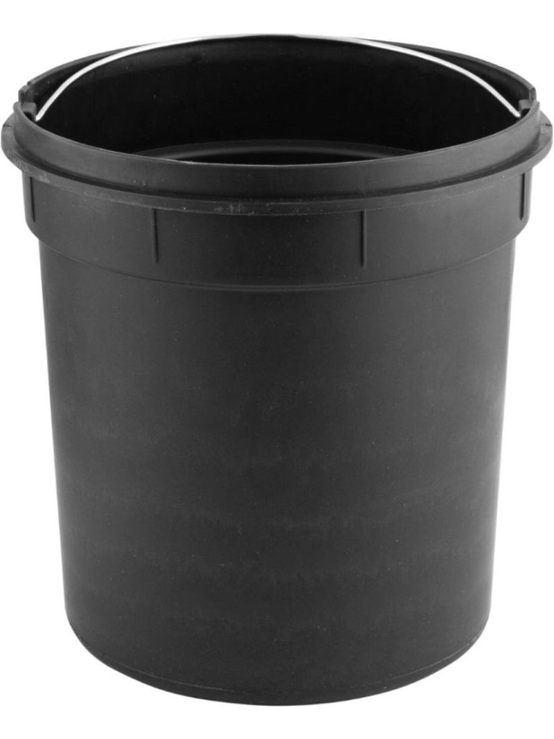 Lixeira redonda 5 litros inox cinza vonder