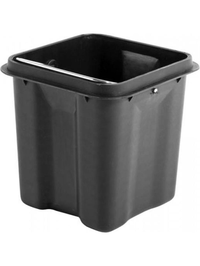 Lixeira retangular 3 litros inox cinza vonder