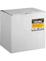 Lixeira retangular 3 litros inox cinza vonder