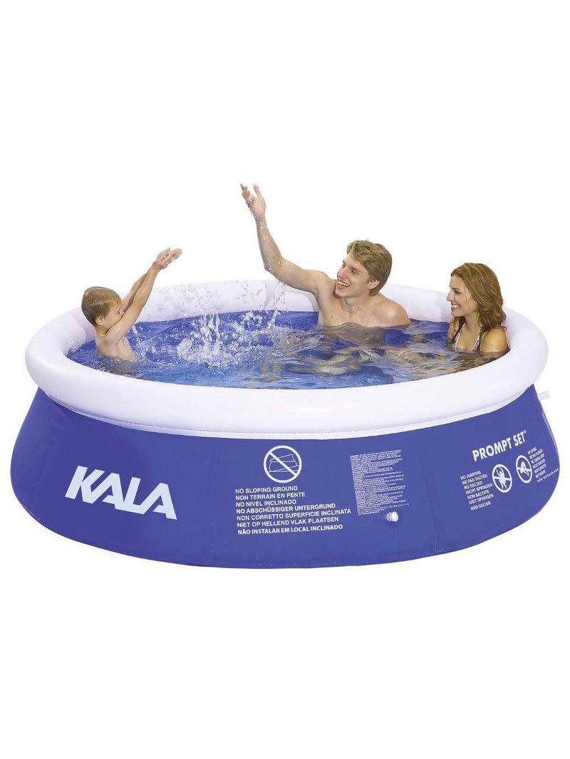 Piscina inflável 4000 litros 305x76cm fast set kala
