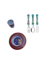 Conjunto pratos copo e talheres monstro - nt