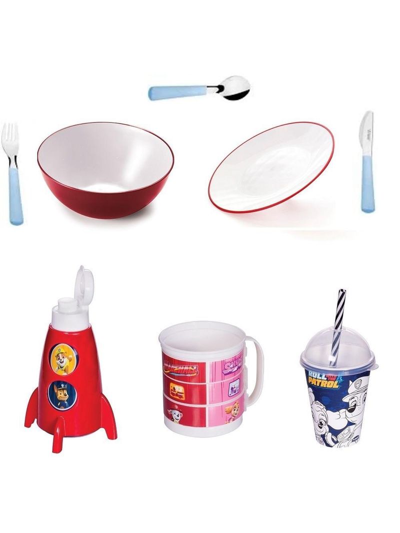 Conjunto patrulha canina bebidas  - refeicao
