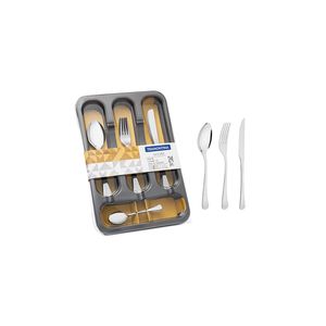 Faqueiro em aço inox havana 24pçs - tramontina