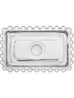 Manteigueira vidro 7 x 11 x 7 cm transparente