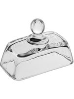 Manteigueira vidro 7 x 11 x 7 cm transparente