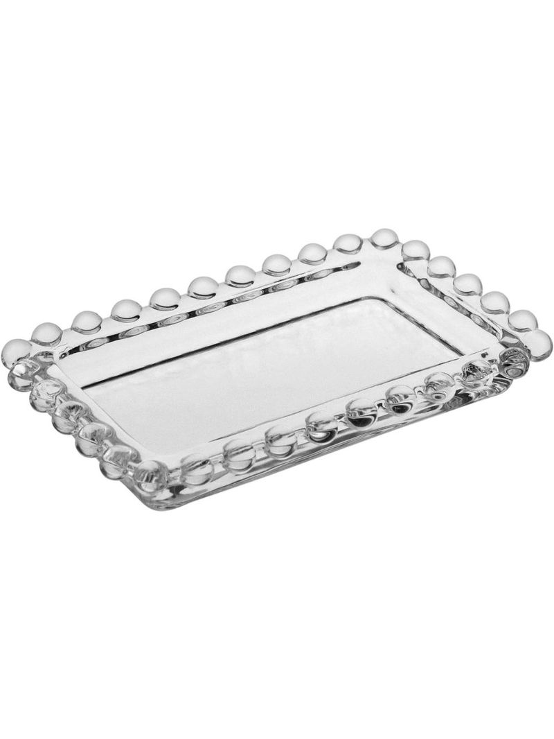 Manteigueira vidro 7 x 11 x 7 cm transparente