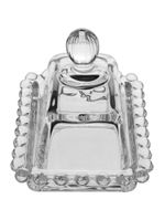 Manteigueira vidro 7 x 11 x 7 cm transparente