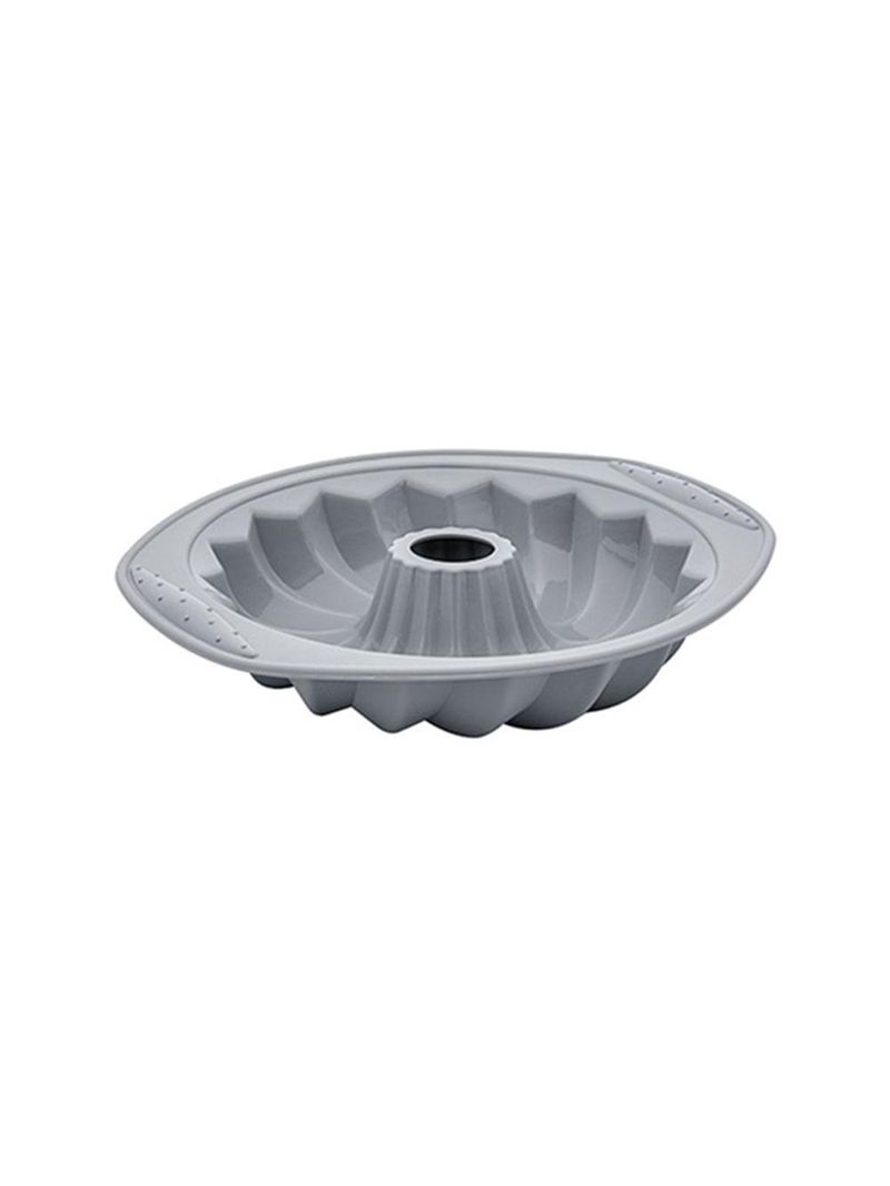 Forma para pudim de silicone cinza - euro home