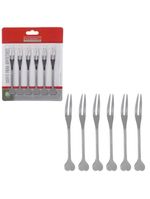Jogo 6 garfos aperitivos inox hauskraft 11 cm