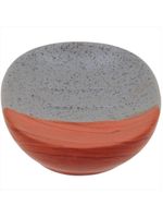 Jogo banheiro cerâmica cinza 4 peças gs