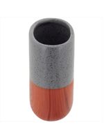 Jogo banheiro cerâmica cinza 4 peças gs