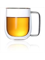 Jogo 2 xícaras parede dupla borosilicato 250 ml