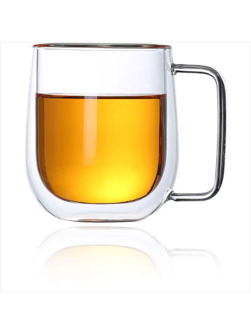 Jogo 2 xícaras parede dupla borosilicato 250 ml