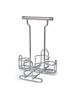 Galheteiro 5 peças argento brinox