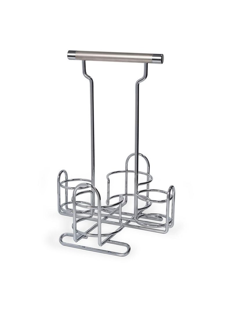 Galheteiro 5 peças argento brinox