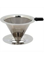 Filtro café 9x15x12 cm inox prata - gs